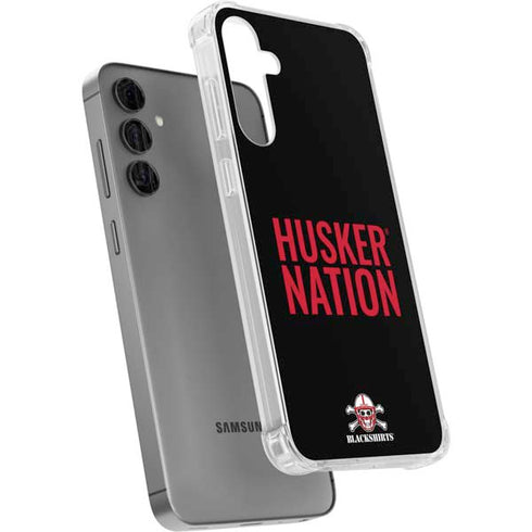 University of Nebraska Husker Nation Galaxy S24 Plus Clear Case